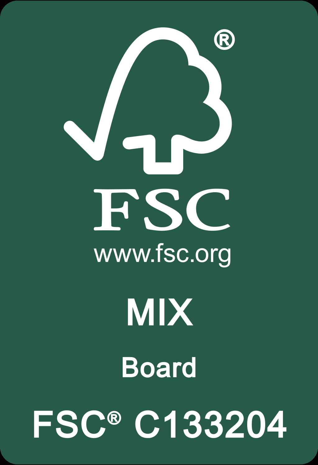 Значок сертыфікацыі FSC