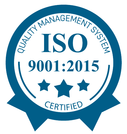 Значок сертыфікацыі ISO 9001:2015